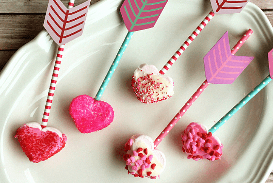 Cupid’s Marshmallow Arrows