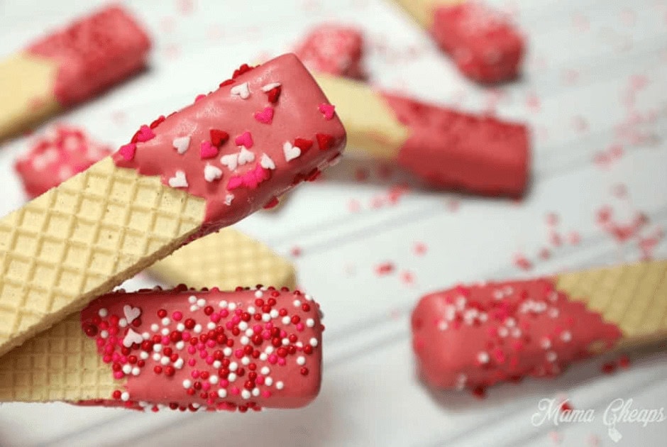 Easy Chocolate Dipped Wafers