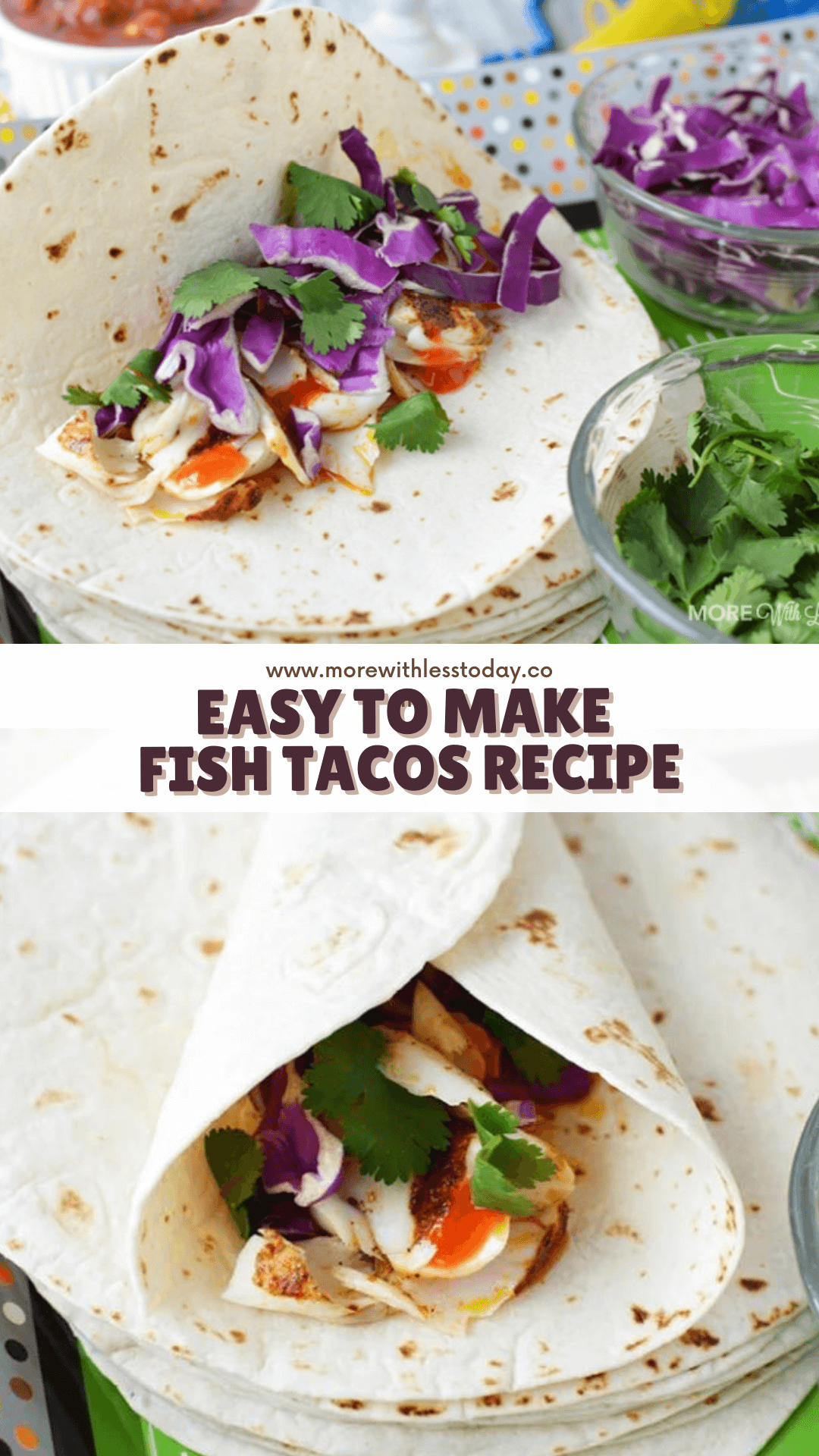 Easy to Make Fish Tacos - PIN