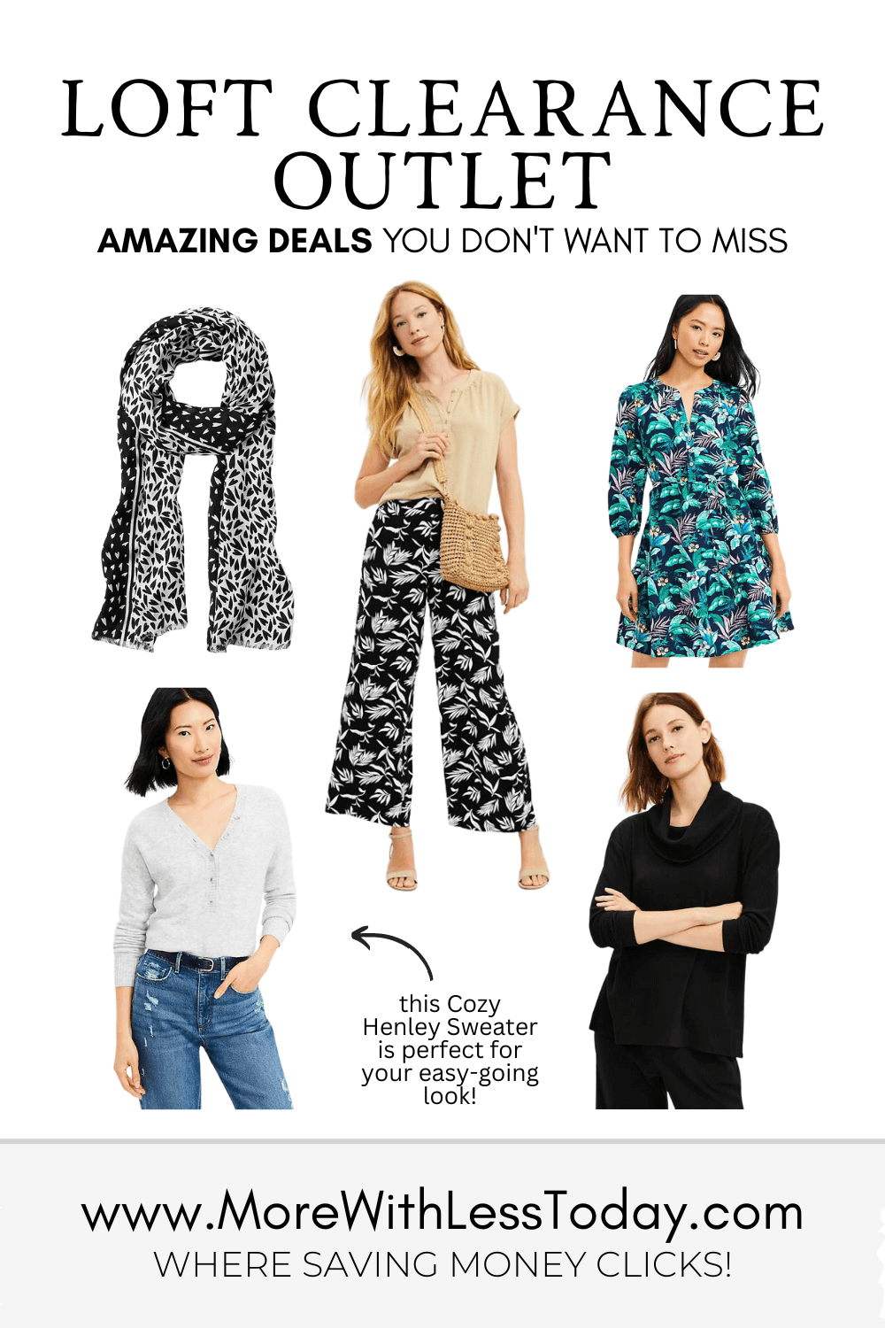 LOFT Clearance Outlet - find amazing deals here! If you are short like me, LOFT has great petite options too.
