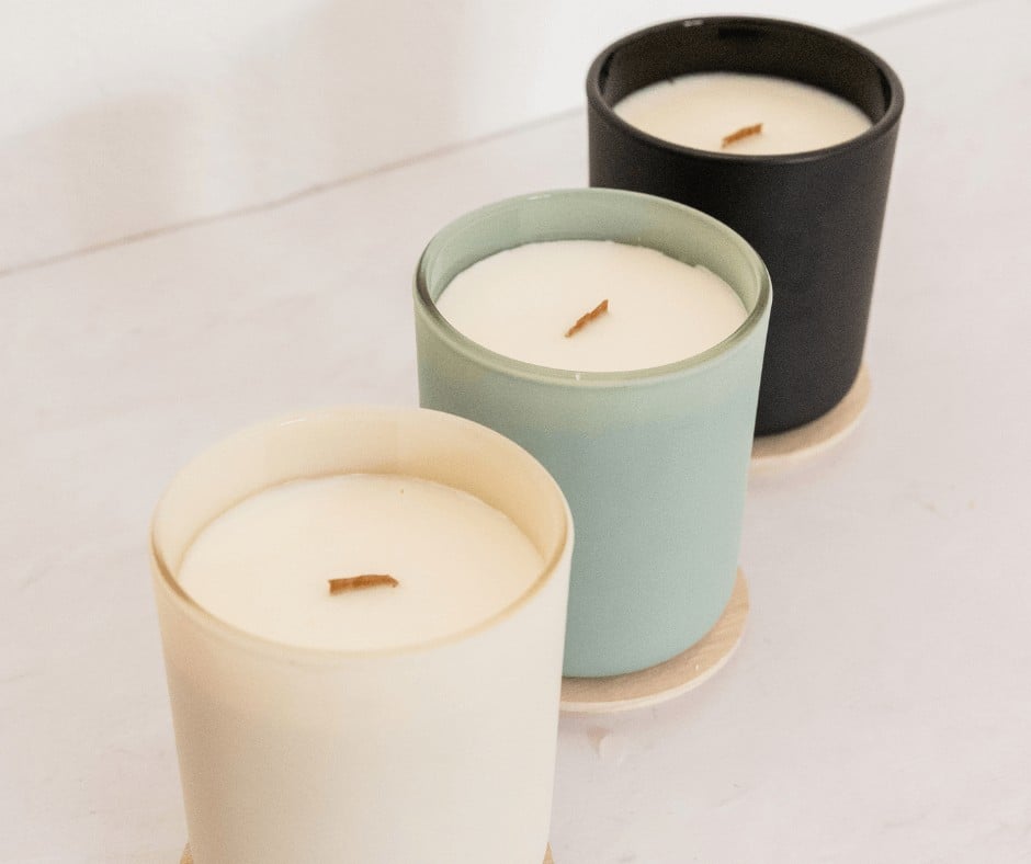 Three scented candles as a New Fundraising Idea