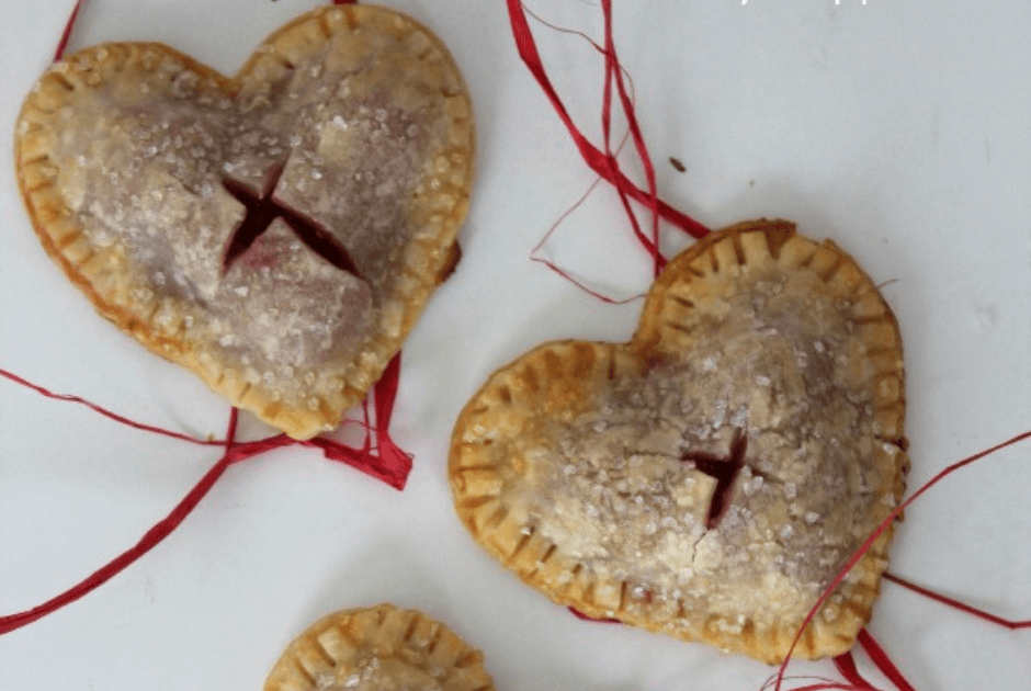 Valentine Heart Pies - Recipes for Valentine’s Day