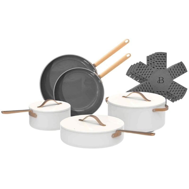 12pc Ceramic Non-Stick Cookware Set