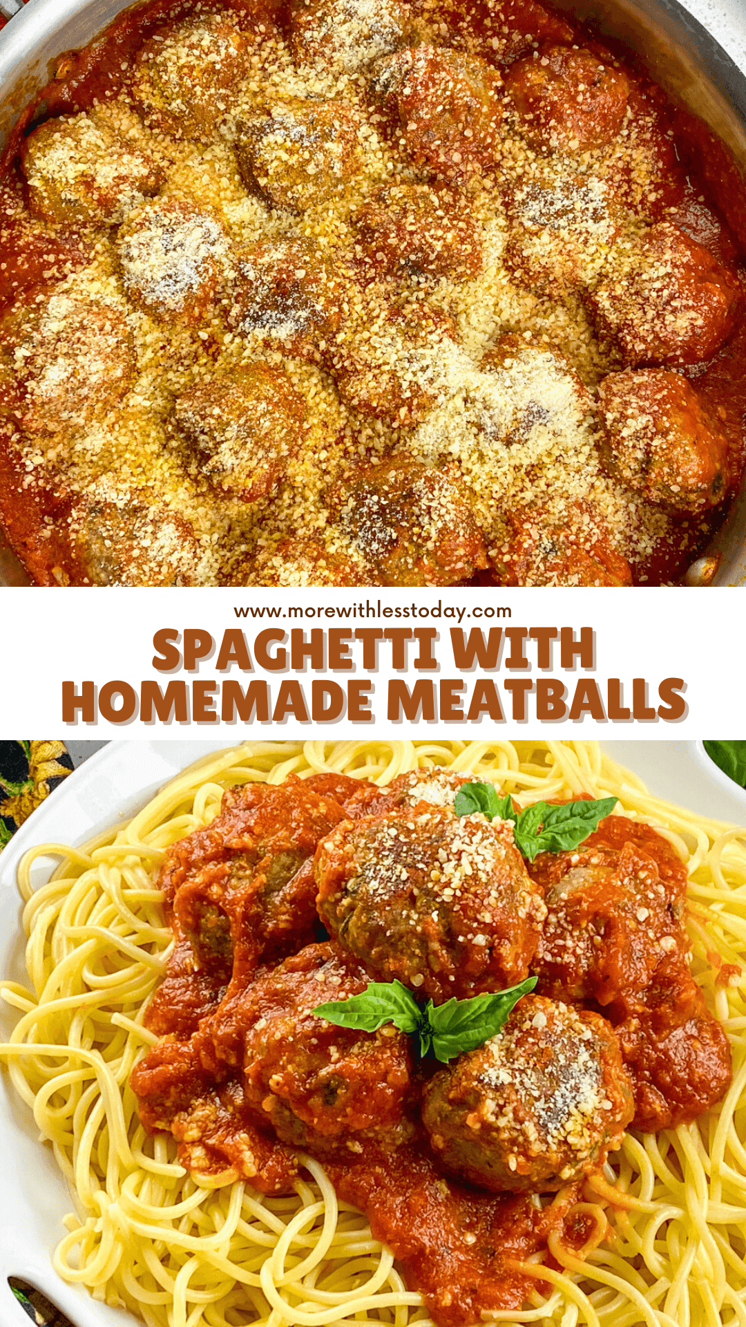 Best Spaghetti with Homemade Meatballs - PIN