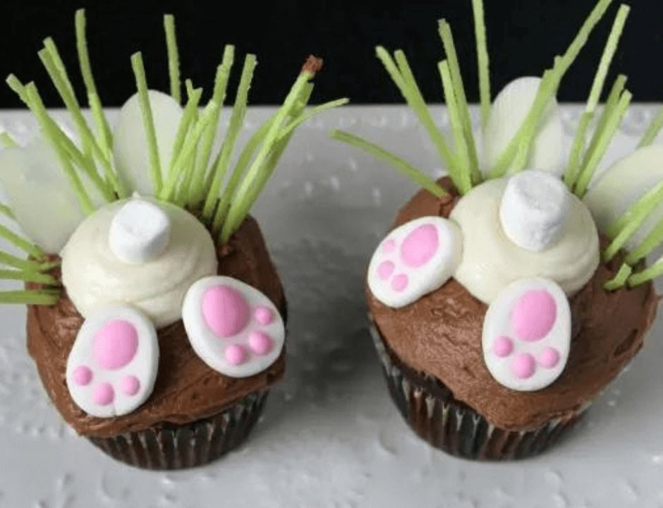 Bunny Bum Cupcakes