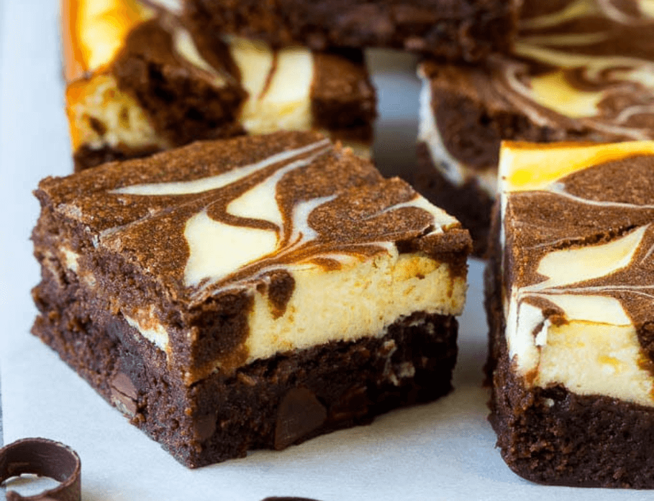 Cheesecake Brownies - 15 Best Homemade Brownies