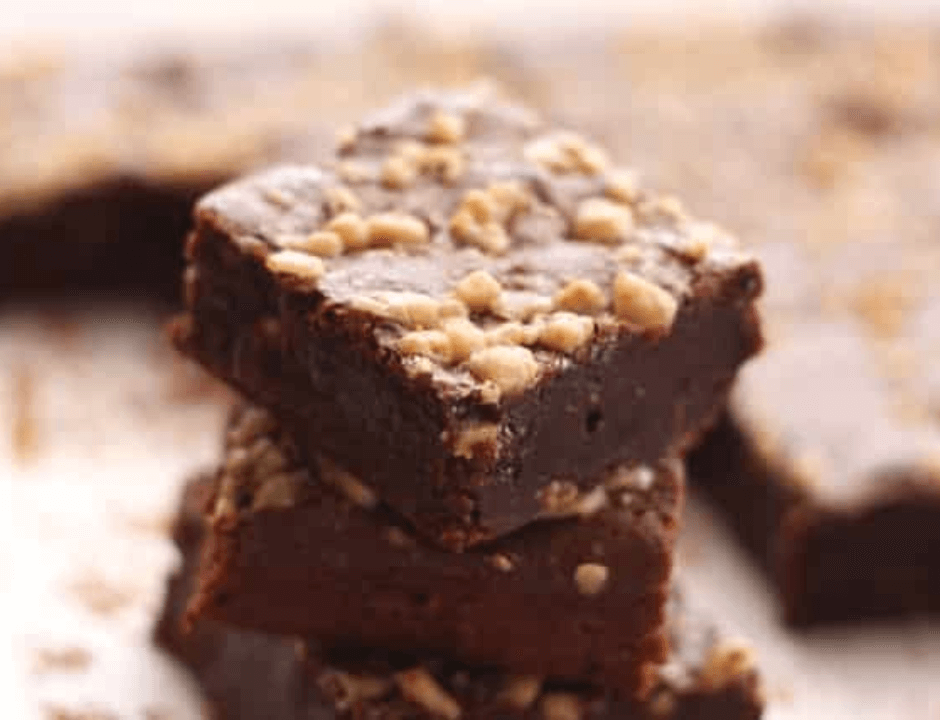 Chocolate Toffee Fudge Brownies