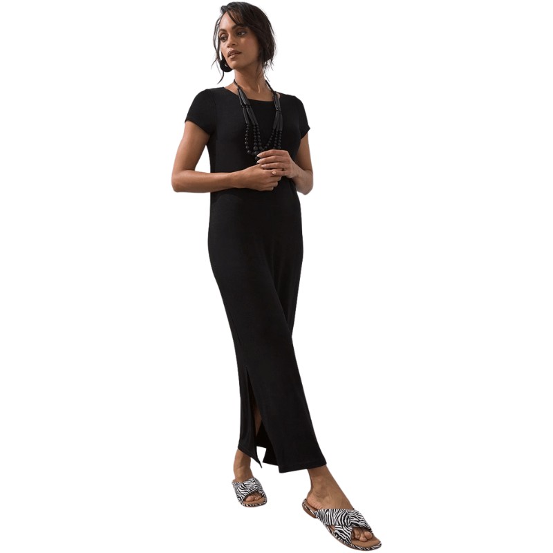 Classic Short Sleeve Maxi Dress - Travel Clothes for Women Over 50