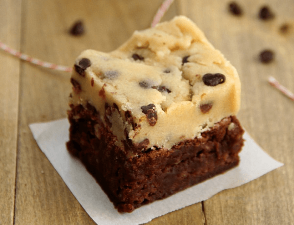 Cookie Dough Brownies - 15 Best Homemade Brownies