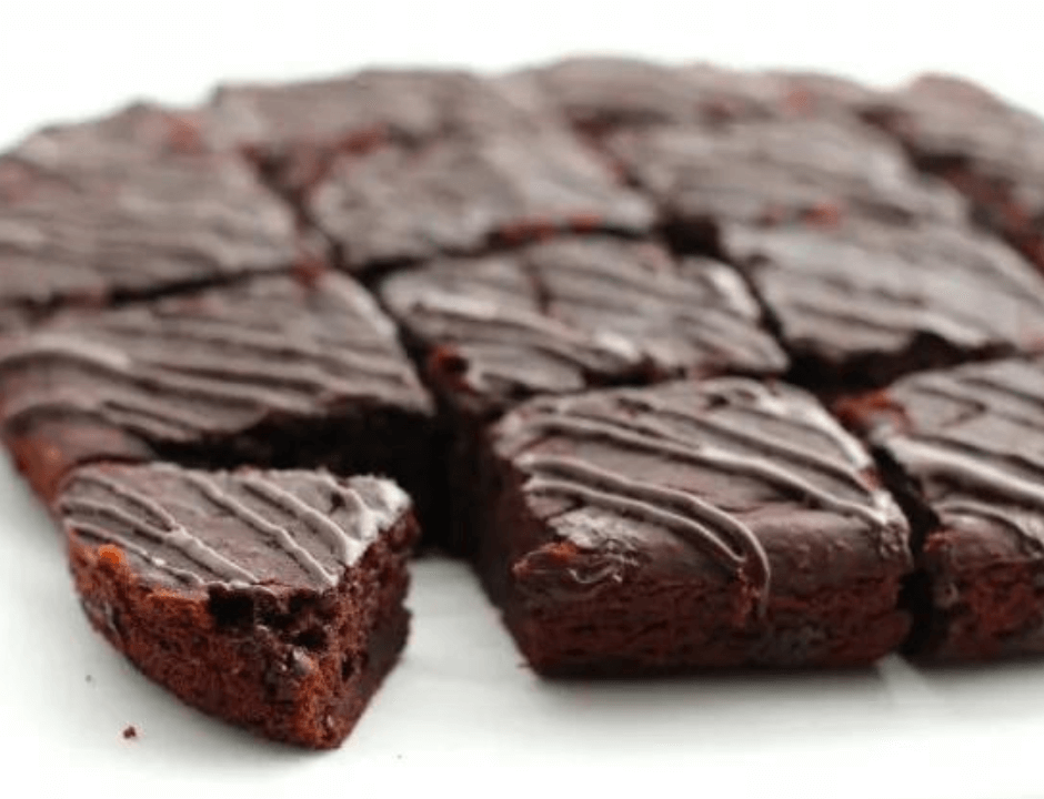 Dark Chocolate Zucchini Brownies