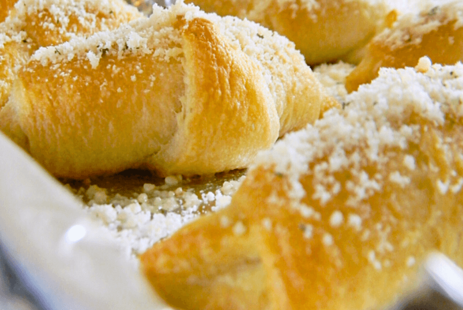 Garlic Parmesan Crescent Rolls