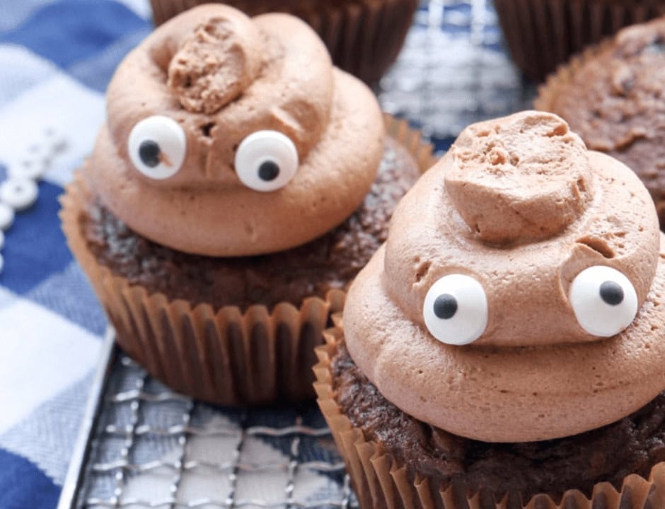 Poop Emoji Cupcakes