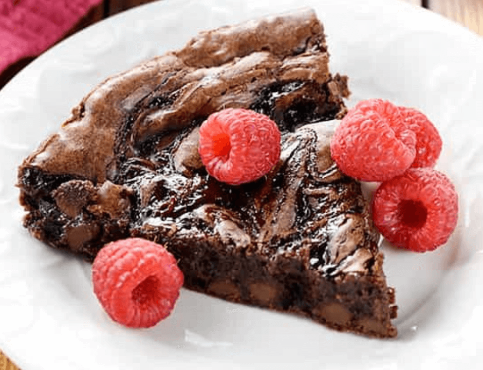 Raspberry Swirl Brownies