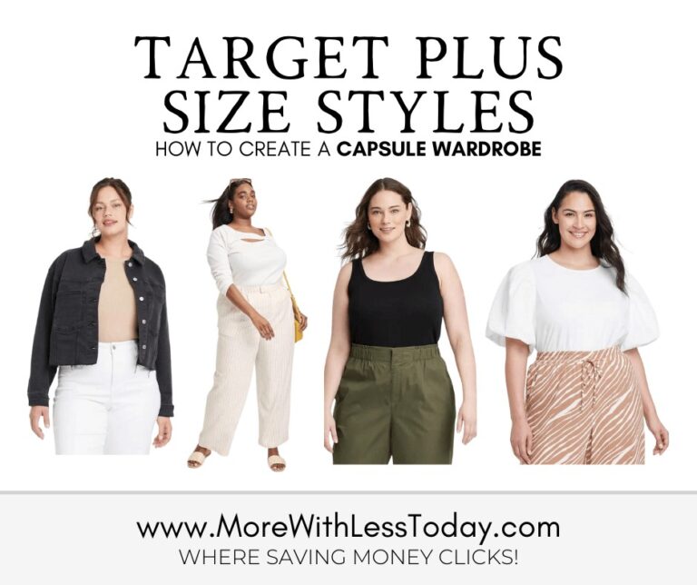 How to Create a Capsule Wardrobe with Target Plus Size Styles