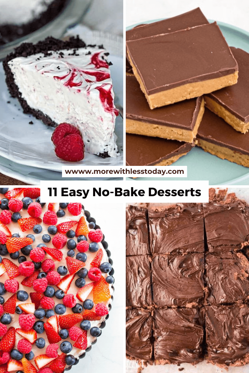 11 Easy No-Bake Desserts - PIN