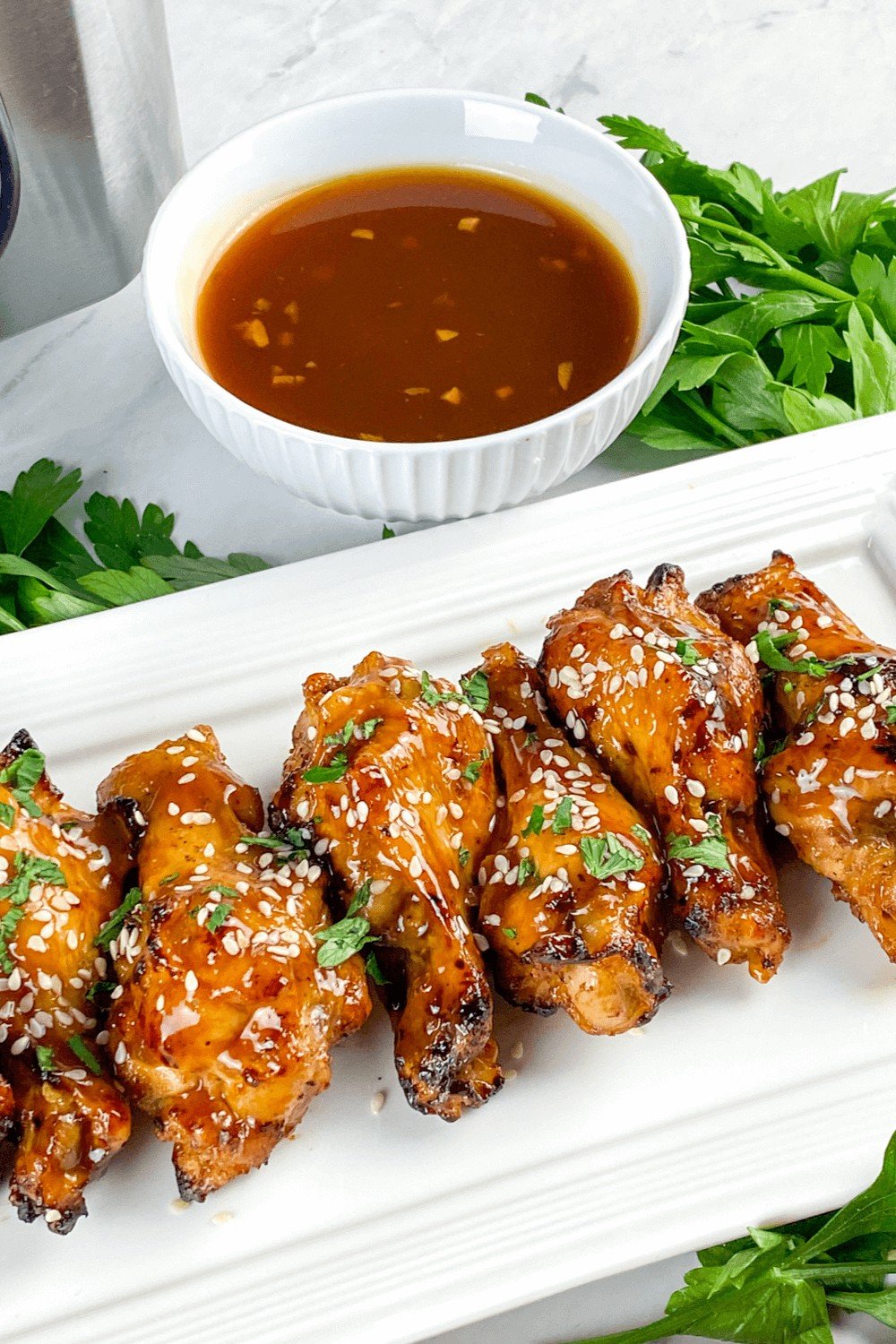 Air Fryer Chicken Teriyaki Wings