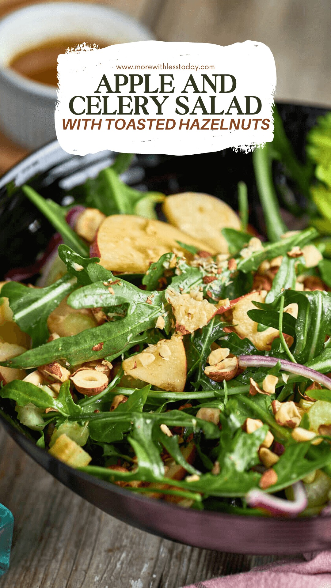 Apple and Celery Salad with Toasted Hazelnuts - PIN