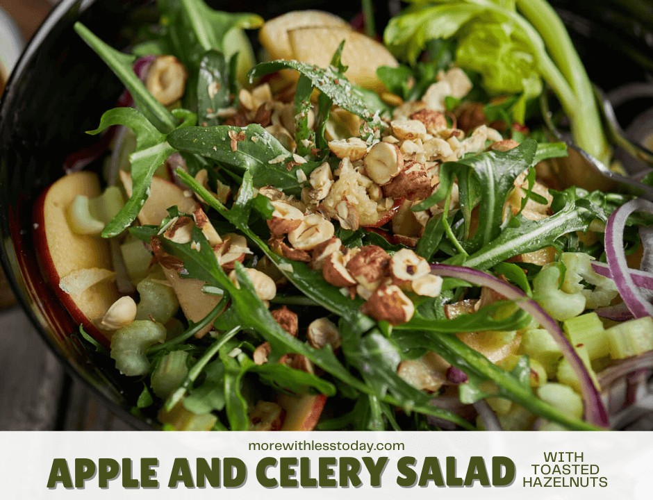 Apple and Celery Salad with Toasted Hazelnuts Recipe