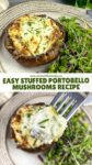 Best and Easy Stuffed Portobello Mushrooms