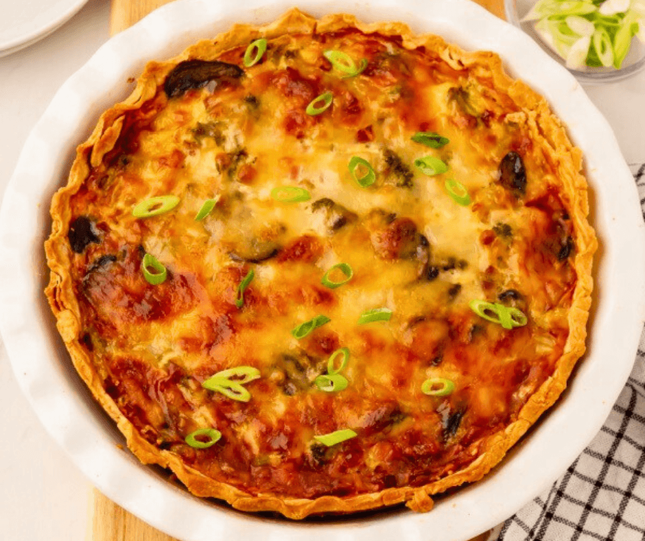 Broccoli and Ham Quiche - Favorite Leftover Ham Recipes