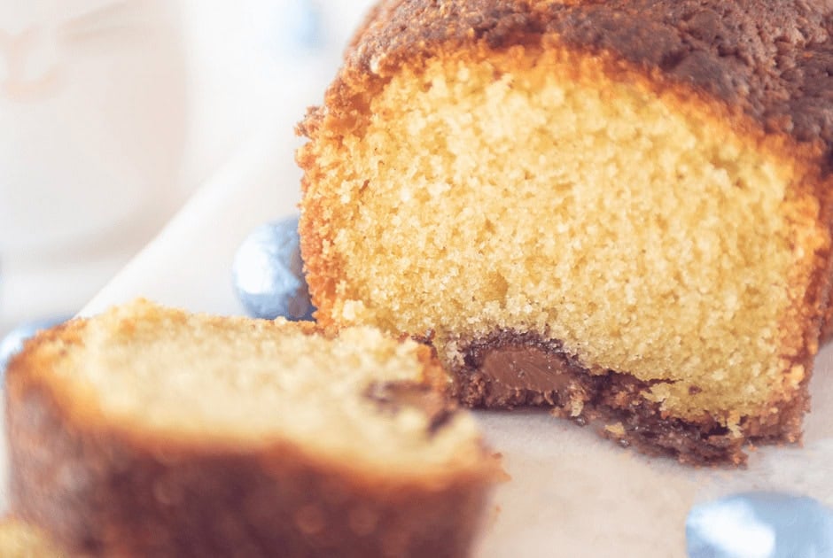 Cake Filled with Chocolate Easter Eggs