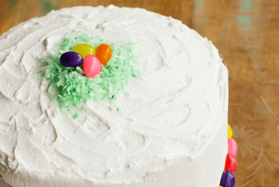 Checkerboard Cake for Easter - Easy Easter Cake Decoration Ideas