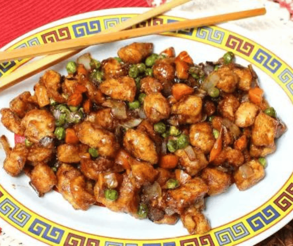 Chinese Chicken with Black Pepper Sauce