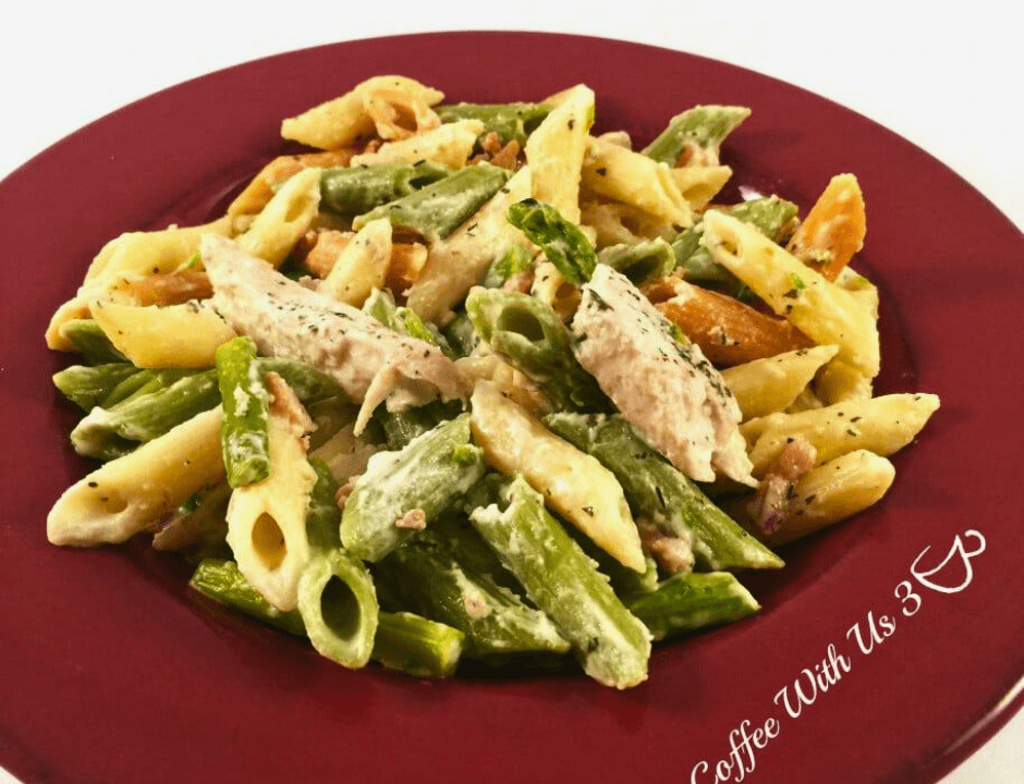 Creamy Chicken and Asparagus Pasta