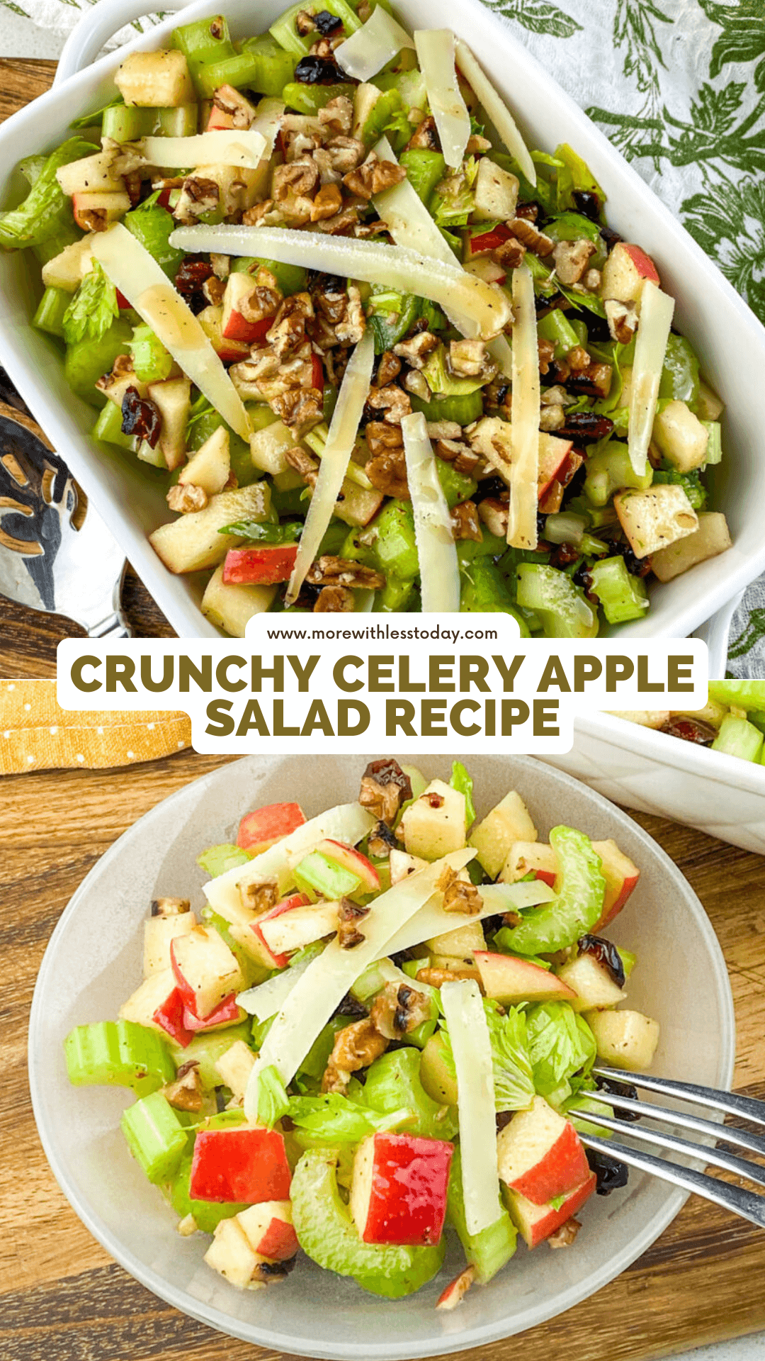 Crunchy Celery Apple Salad - PIN