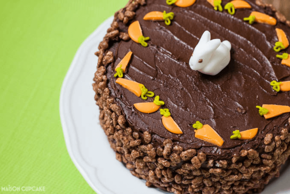 Easter Bunny Rabbit Poop Cake