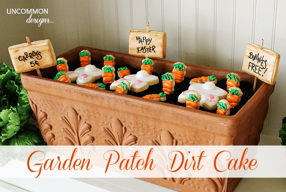 Easter Garden Patch Dirt Cake