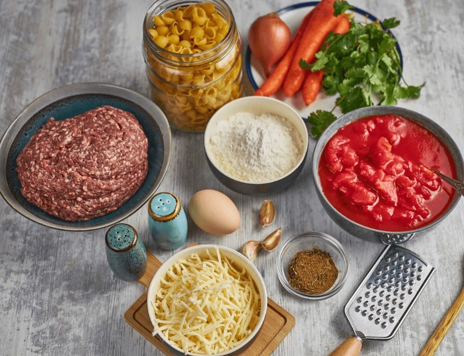 Easy Homemade Italian Meatball Soup ingredients