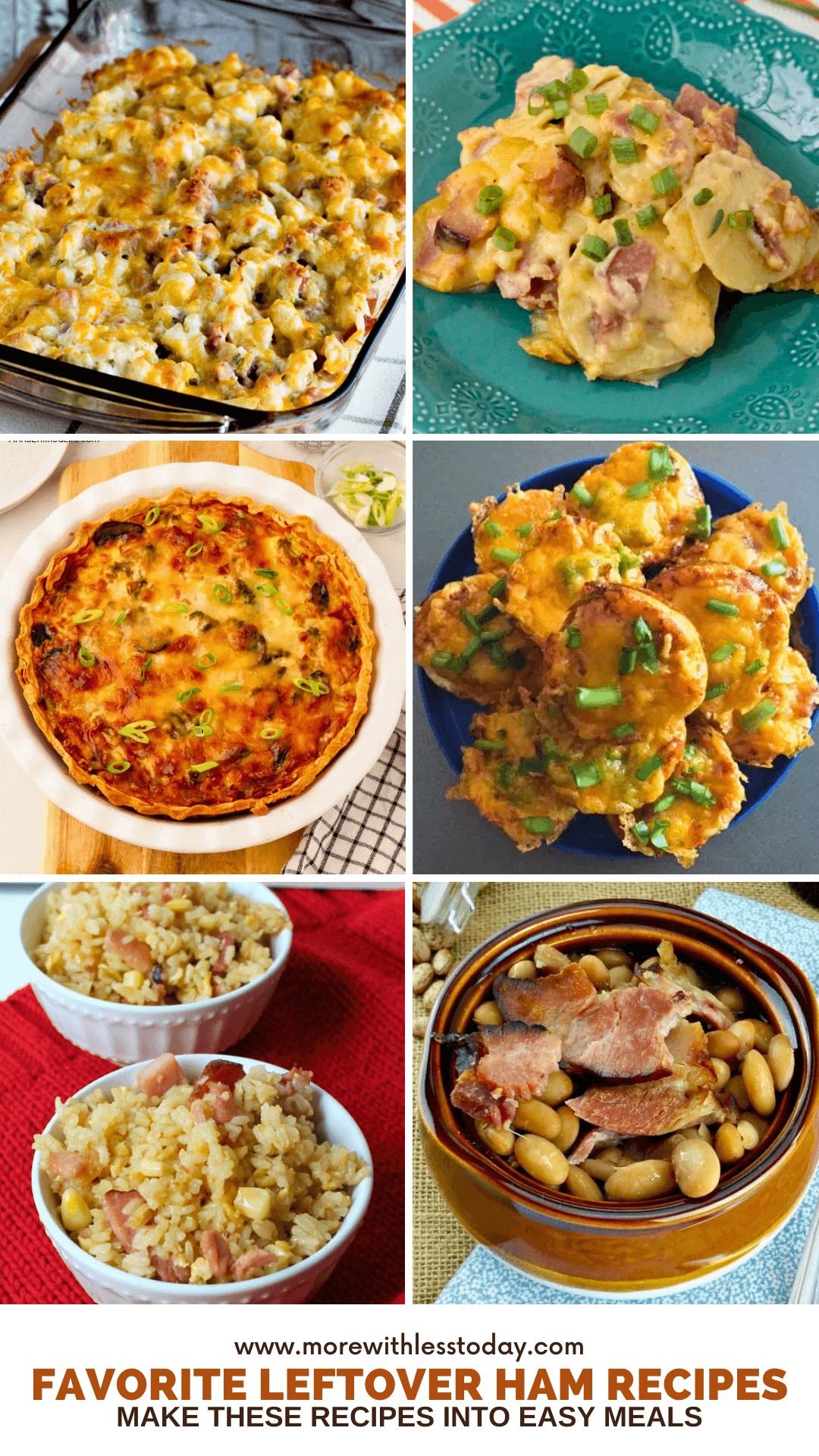 Favorite Leftover Ham Recipes to Make Into Easy Meals - PIN
