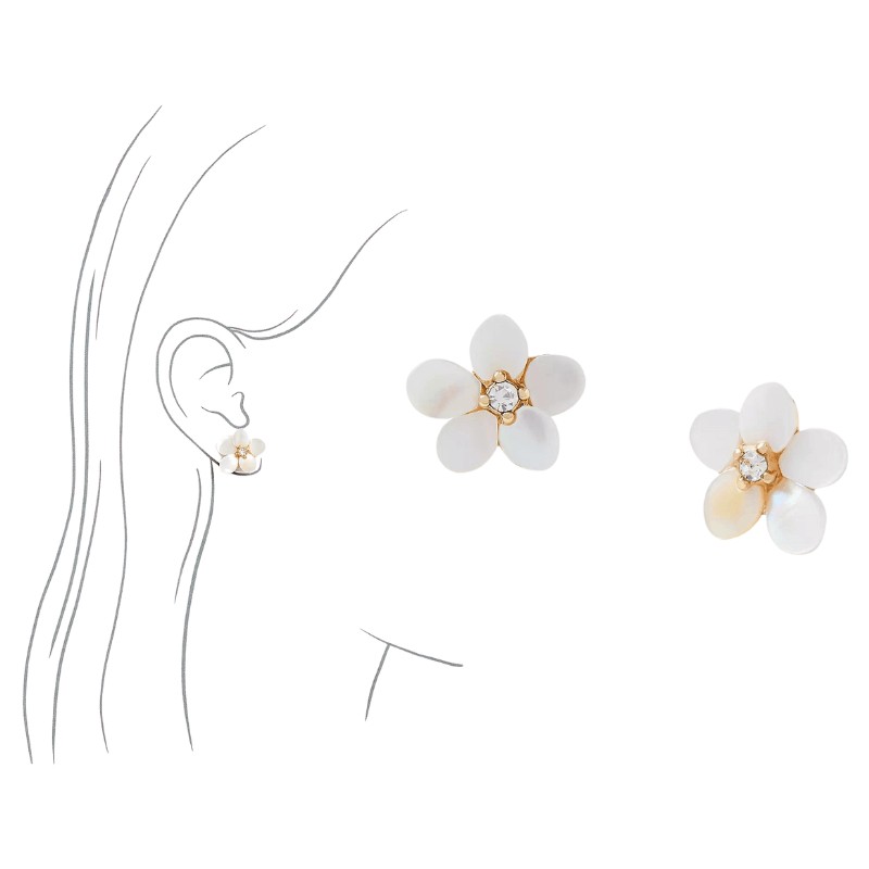 Flower Stud Earrings from LOFT