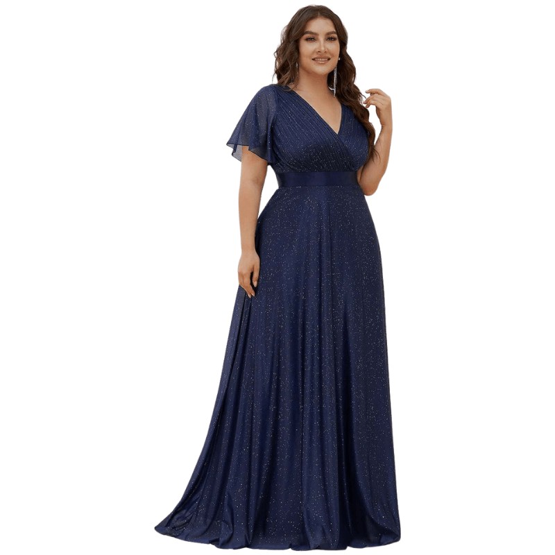 Formal Evening Dress With Sleeves