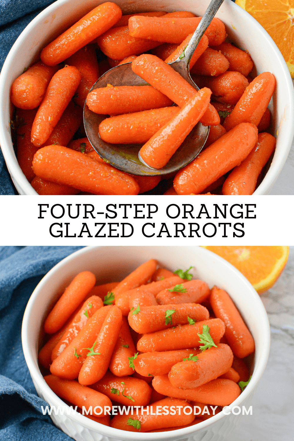 Four-Step Orange Glazed Carrots - PIN