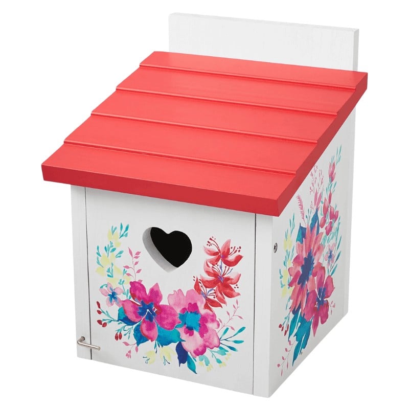 Fresh Floral Heart Bluebird House - The Pioneer Woman Outdoor Collection