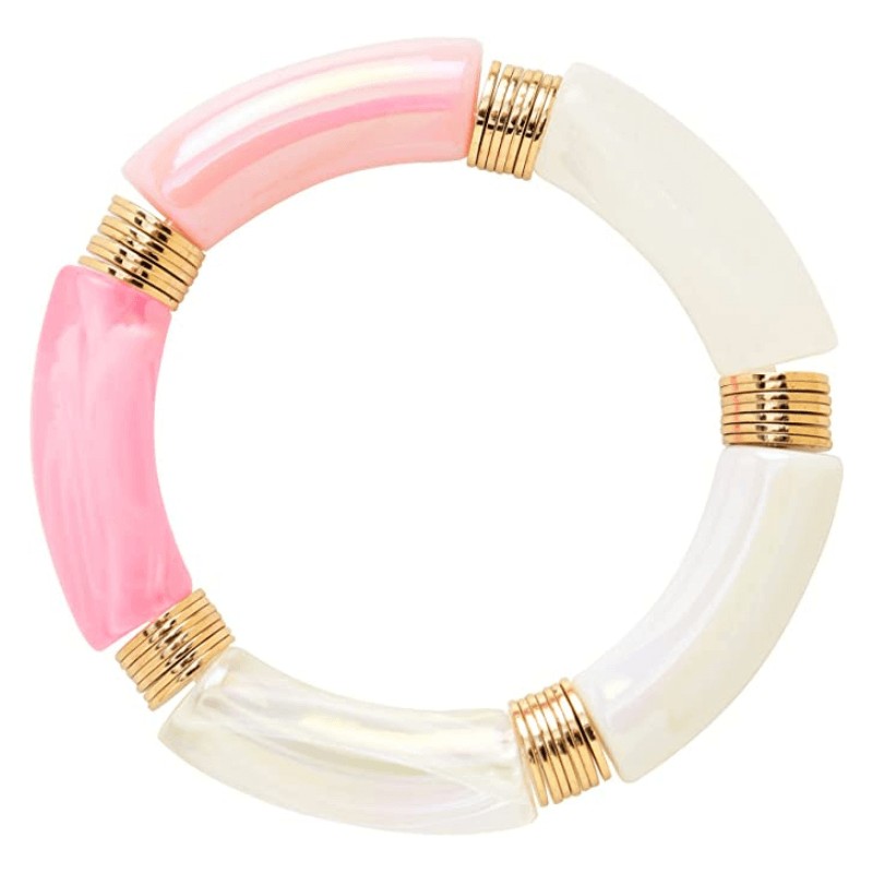GOOJIDS Bamboo Tube Bangles Bracelet - Outfit Idea for Your Brunch Date