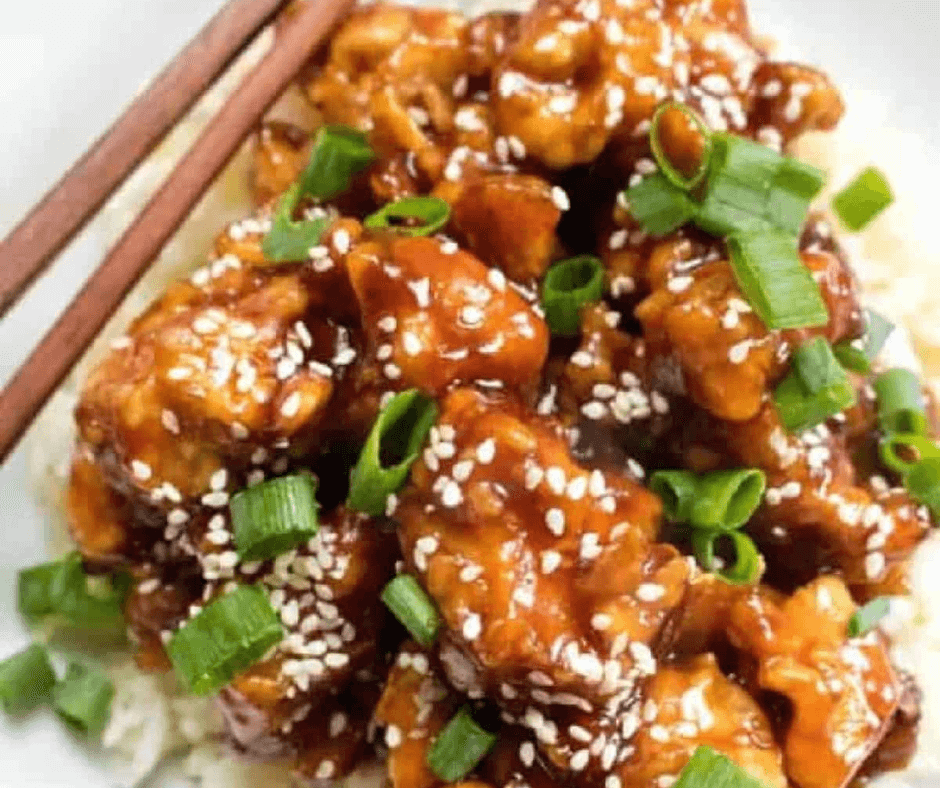 Homemade Crispy Sesame Chicken