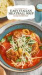 Homemade Italian Meatball Soup