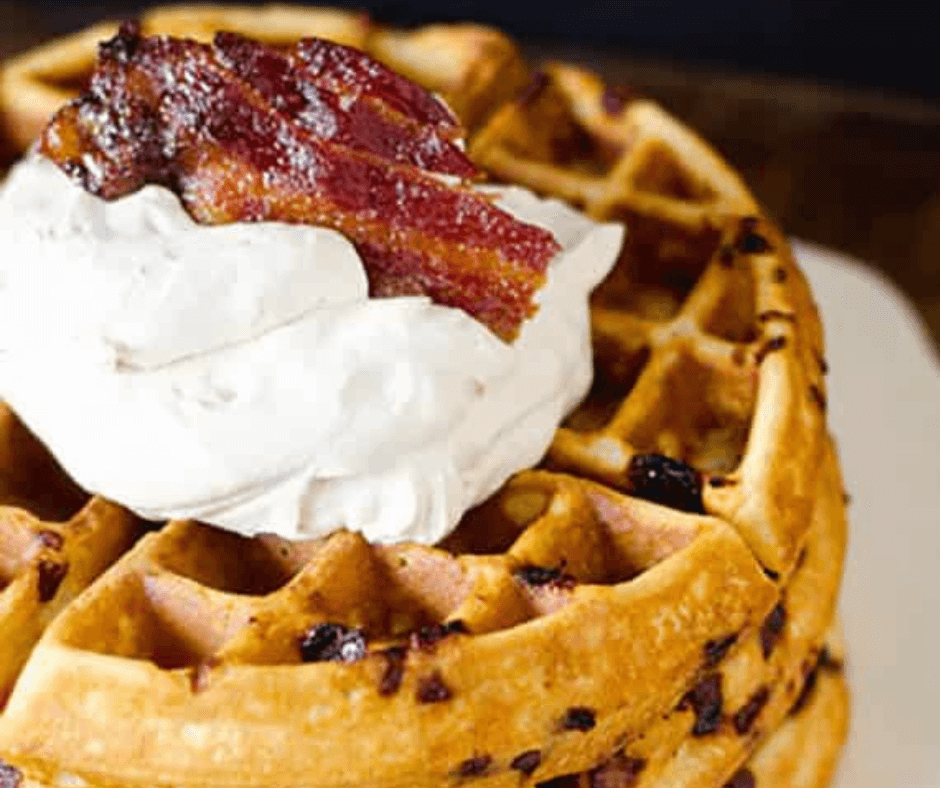 Maple Bacon Waffles - 10 Favorite Bacon Recipes