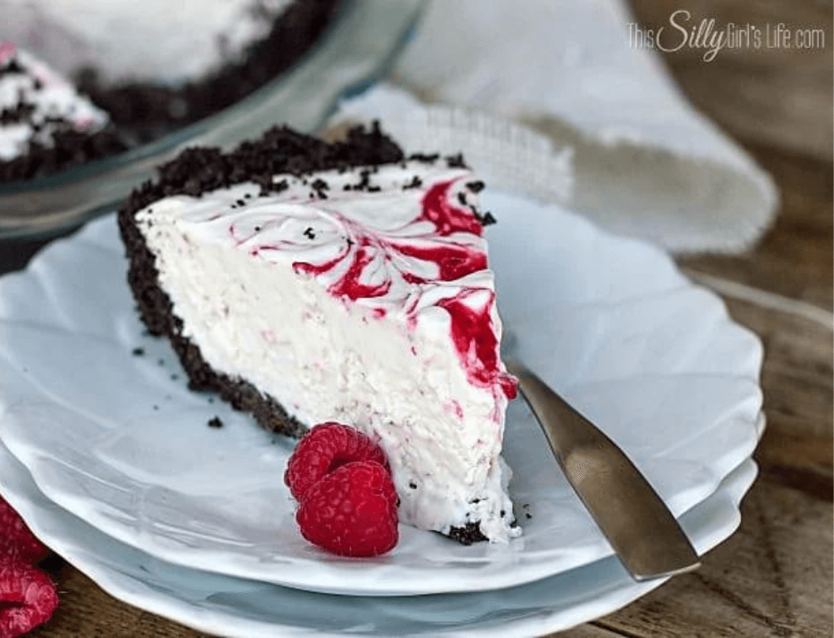 No-Bake White Chocolate Raspberry Cheesecake