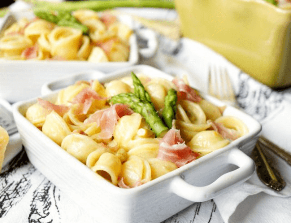 Prosciutto Asparagus Orecchiette