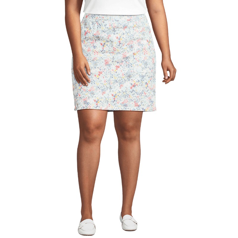 Pull On Knockabout Chino Skort - Land's End - Stores with Plus Size Options for Women