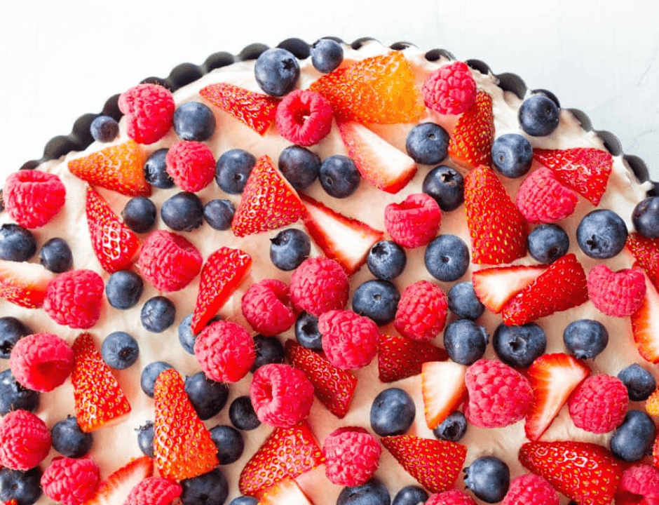 Simple No Bake Fruit Tart - 11 Easy No-Bake Desserts