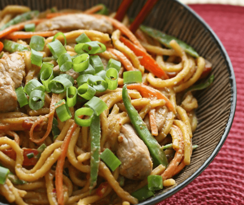 Spicy Peanut Butter Noodles