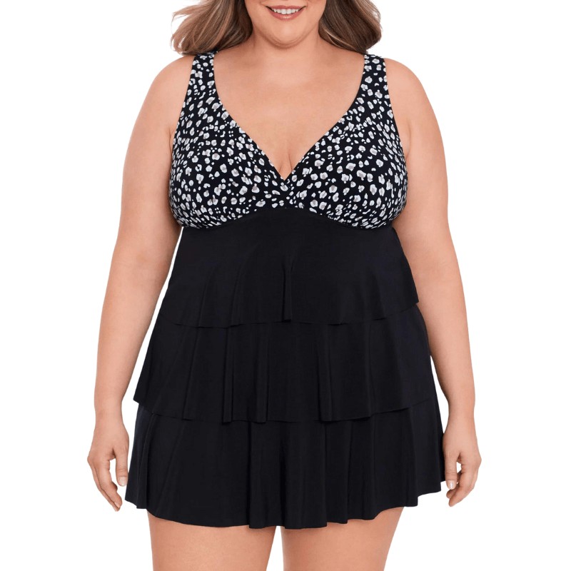 Spot On One Piece Swim Dress