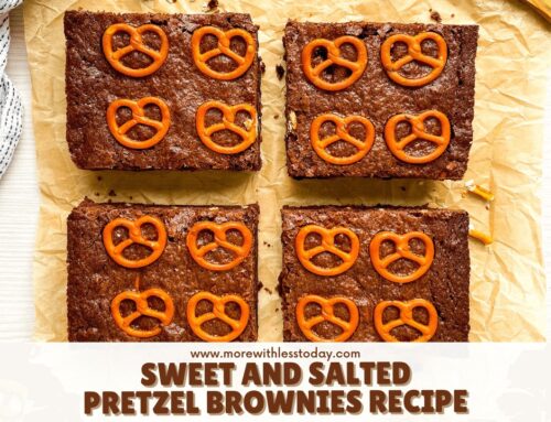 Sweet And Salted Pretzel Brownies