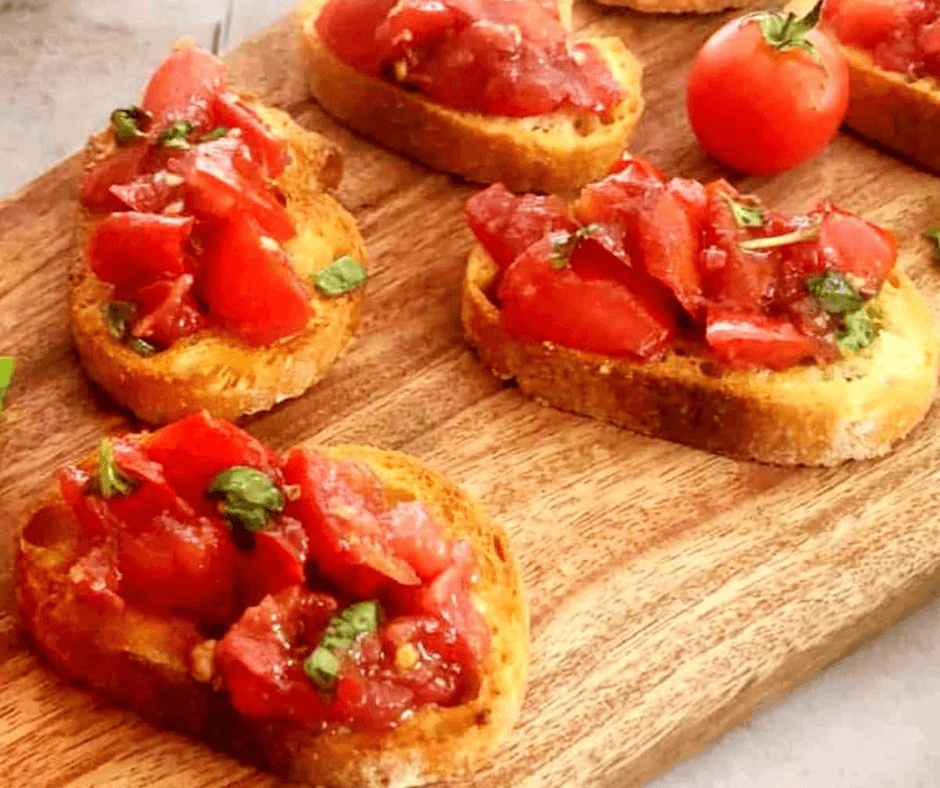 Air Fryer Bruschetta