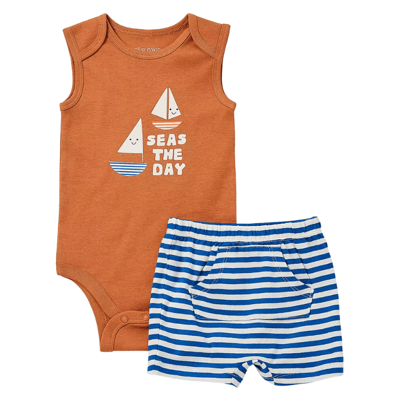 Baby Boys 2-pc. Bodysuit Set